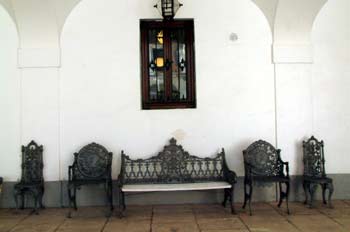 Banco y sillas de la Casita del Labrador, Aranjuez, Comunidad de