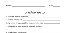 Actividades de valores 2º sobre "La niñera mágica"