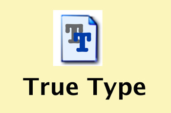 Fuente True Type Pc