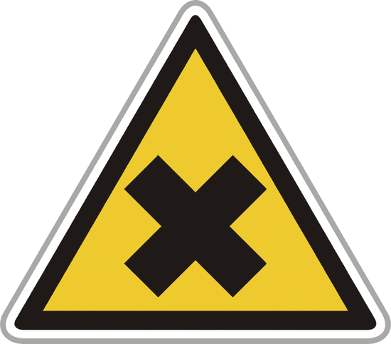 Peligro materias nocivas o irritantes