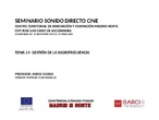 Tema 14 -Gestión RF_ guión-presentación seminario sonido