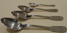 Cucharas. Distintos tipos