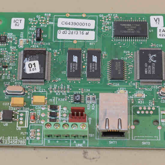 Placa de conexión ethernet para central antintrusión con acceso remoto