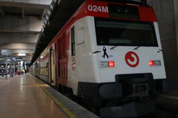 Lazo negro en la cabecera de un tren