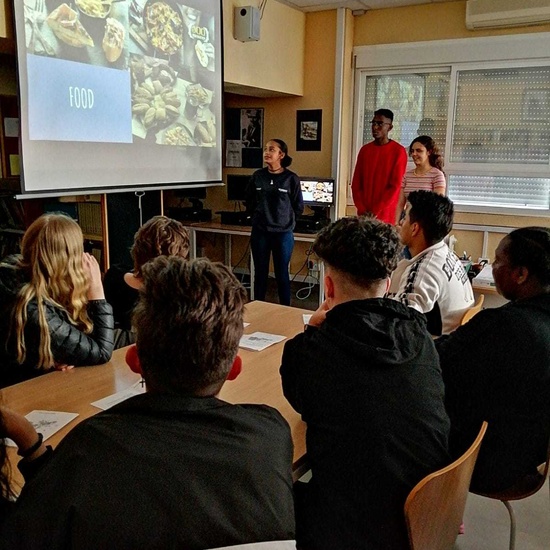 Visita de alumnos daneses al instituto 5