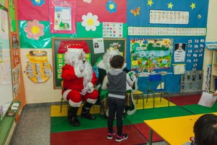 Los RRMM y Papá Noel en INF 4A 5