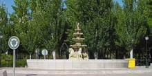 Fuente en parque de Brunete