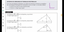Semejanzas triángulos rectángulos