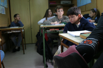 Niños en el aula