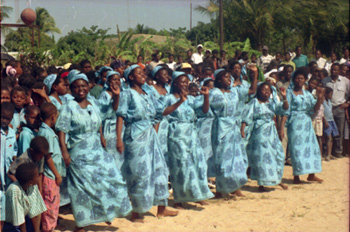 Mujeres bailando, Nacala, Mozambique