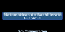 AV 5.1. Temporización