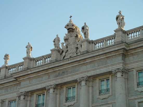 Detalle del Palacio Real de Madrid
