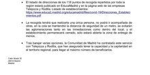 comunicado comedores