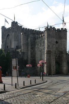 Castillo medieval de los Condes, Gante, Bélgica