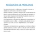 Dossier resolución problemas