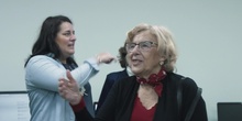 Visita de Manuela Carmena al IES Las Musas