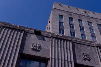 Parte superior de un rascacielos