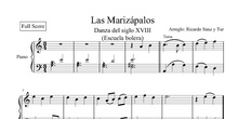 Ricardo Sanz y Tur: Las Marizápalos (minué para Escuela Bolera)