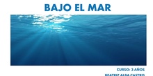 VÍDEO TEMA 6 BAJO EL MAR