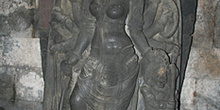 La mujer de Sywa, Prambanan, Jogyakarta, Indonesia