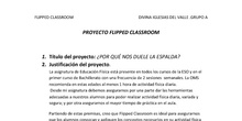 Proyecto final flipped classroom