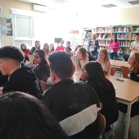 Visita de alumnos daneses al instituto 2