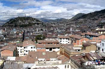 Panorámica de la Ciudad Vieja de Quito, Ecuador