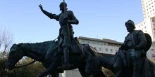 Monumento a Don quijote y Sancho Panza
