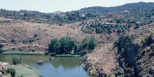 El Río Tajo a su paso por Toledo, Castilla- La Mancha