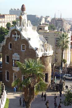 Pabellón de la entrada del Parque Güell, Barcelona