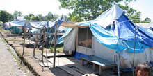 Campamento de tiendas, Melaboh, Sumatra, Indonesia