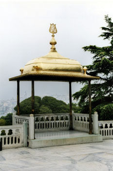 Palacio de Topkapi, baldaquino, Estambul, Turquía