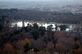 Vista del Lago del Retiro, Madrid