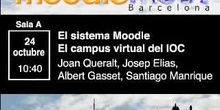 El sistema Moodle. El campos virtual del IOC