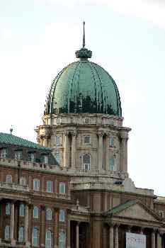 Cúpula del Palacio Real, Budapest, Hungría