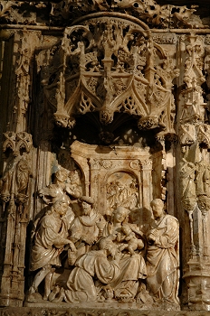 Retablo de Montearagón. Natividad, Huesca