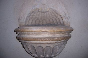 Pila bautismal, Iglesia de Santa Marina, Sacramenia, Segovia, Ca