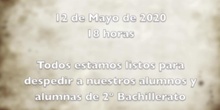 Graduacion 2º Bachillerato del Curso 2020