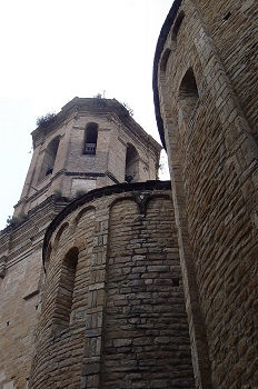 Campanario. Iglesia de Roda de Isábena, Huesca