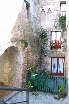 Casas antiguas en Besalú, Garrotxa, Gerona