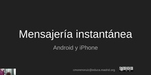 Mensajería instantánea