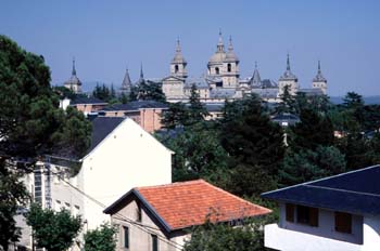 Vista de El Escorial, Comunidad de Madrid