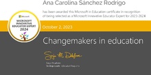 CERTIFICADO MIIE CAROLINA SÁNCHEZ