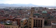 Vista de Cagliari, Cerdeña, Italia