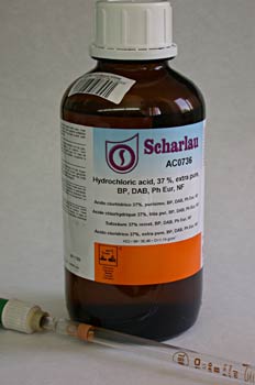ácido hidroclorídrico