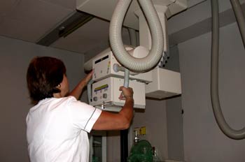 Aparato de radiografía