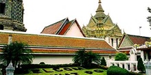 Entrada al Wat Po, Tailandia