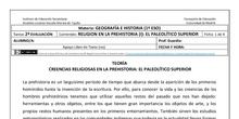 La creencias religiosas en el Paleolítico Superior