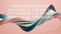 INSTRUCCIONES