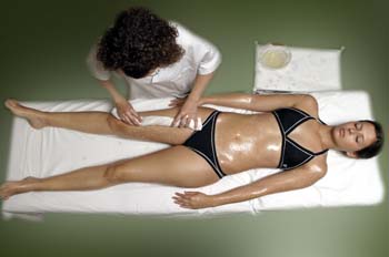 Masaje de sales: retirada de sales extremidades inferiores: Tend